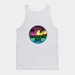 Magens Bay Virgin Islands Saint Thomas Tropical Beach Surfing Scuba Surf  Vacation Tank Top